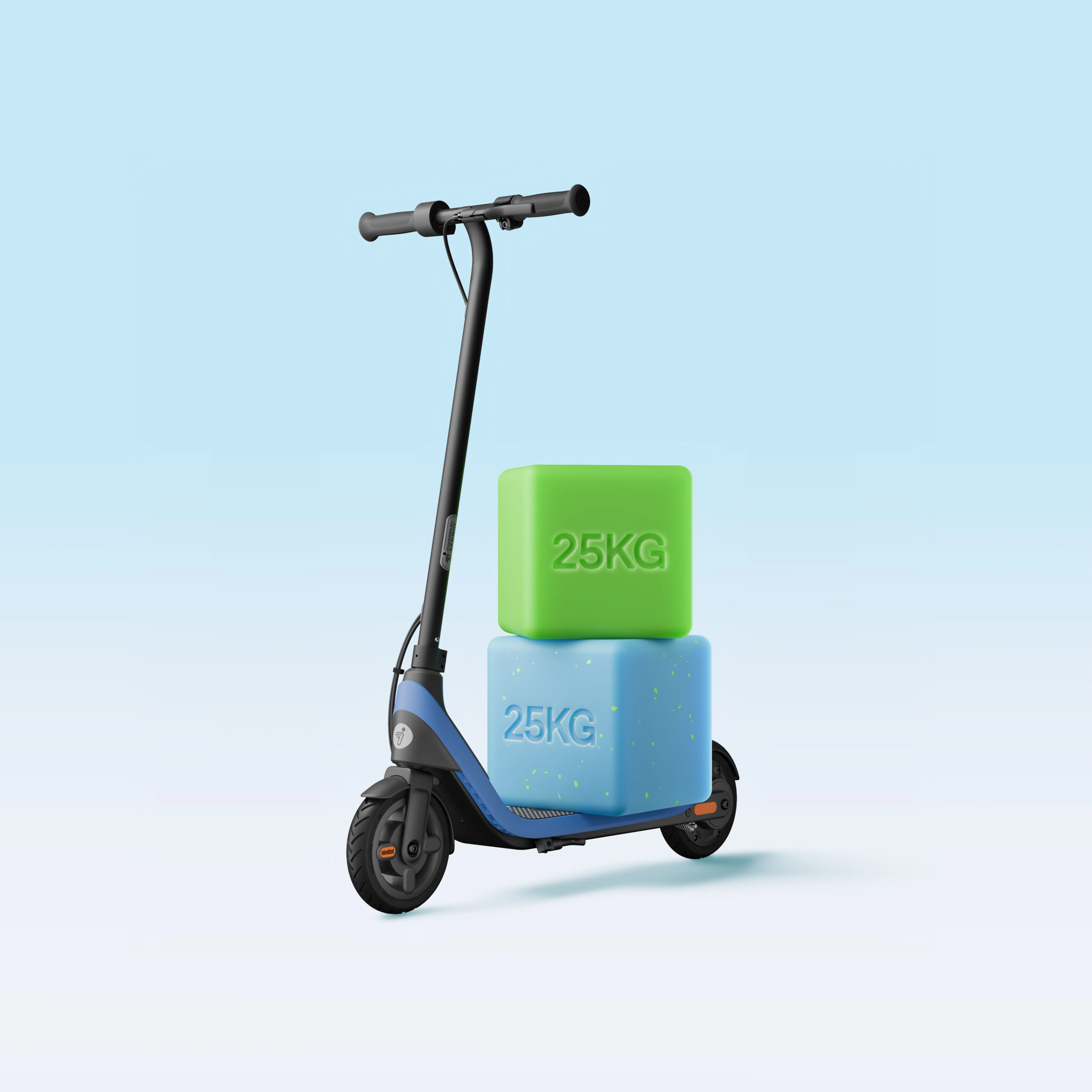 C2 Lite Segway Electric KickScooter (Blue) - Image 10